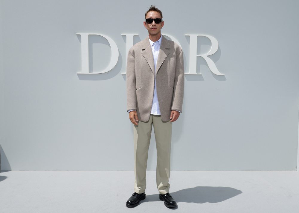 Oliver Sim au défilé Dior homme printemps-été 2024