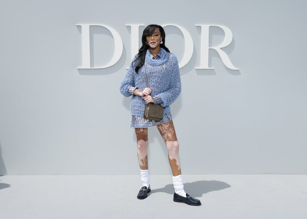 Winnie Harlow au défilé Dior homme printemps-été 2024