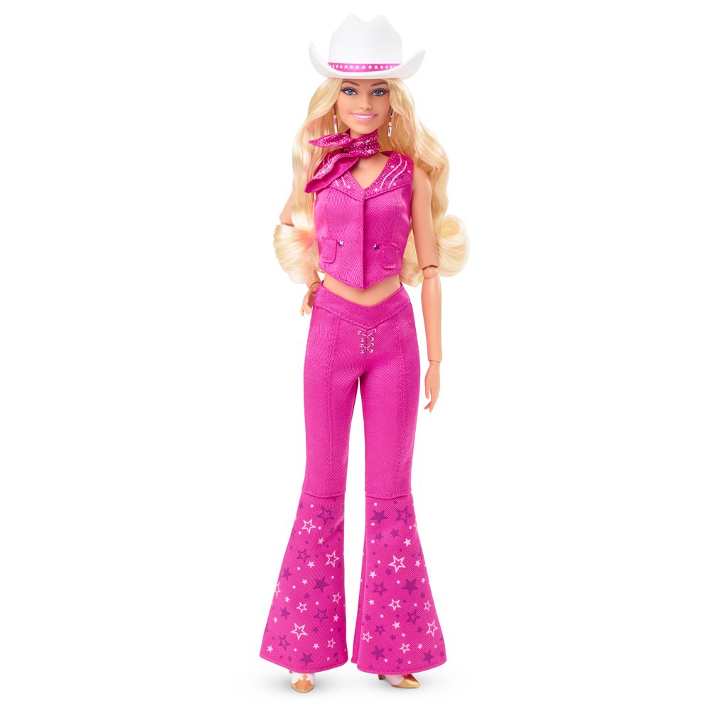 la poupée Barbie Le Film – "Tenue Western Rose" inspirée de Margot Robbie dans le film © Mattel