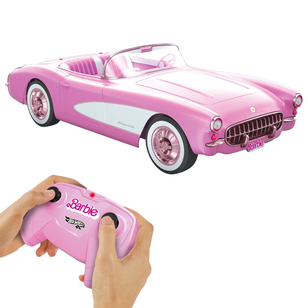 La voiture Barbie Le Film – Corvette télécommandée Hot Wheels © Mattel