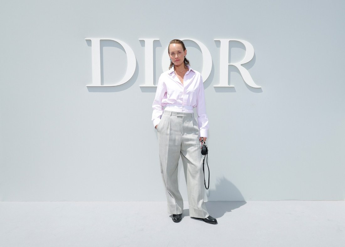 Amber Valletta au défilé Dior printemps-été 2024