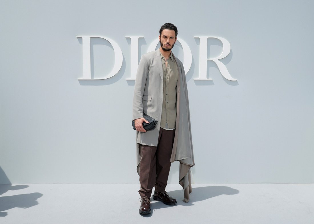Baptiste Giabiconi au défilé Dior printemps-été 2024