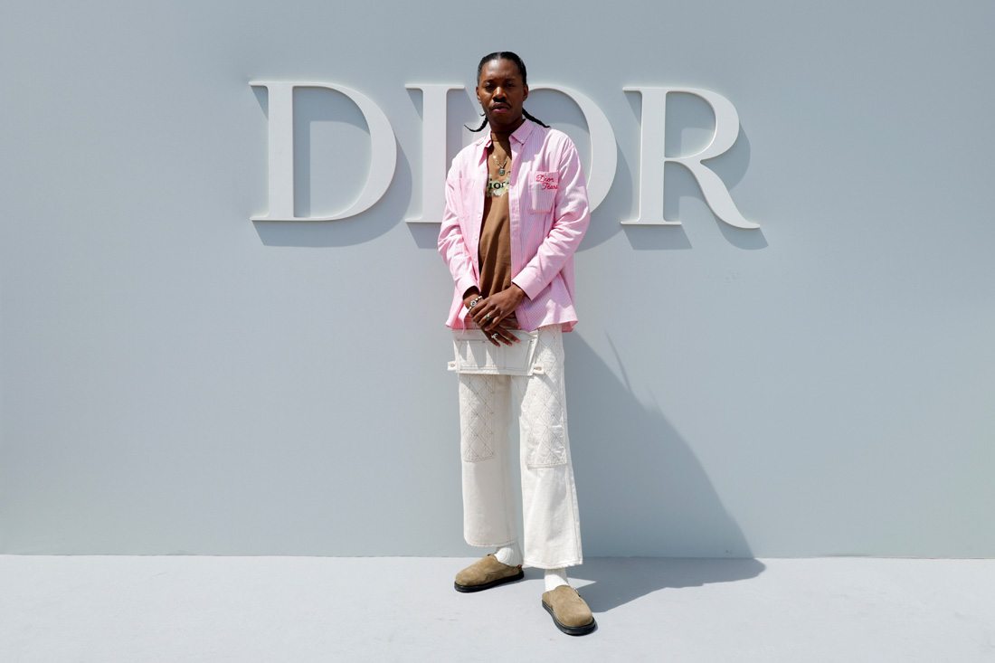 Jeremy O'Harris au défilé Dior printemps-été 2024