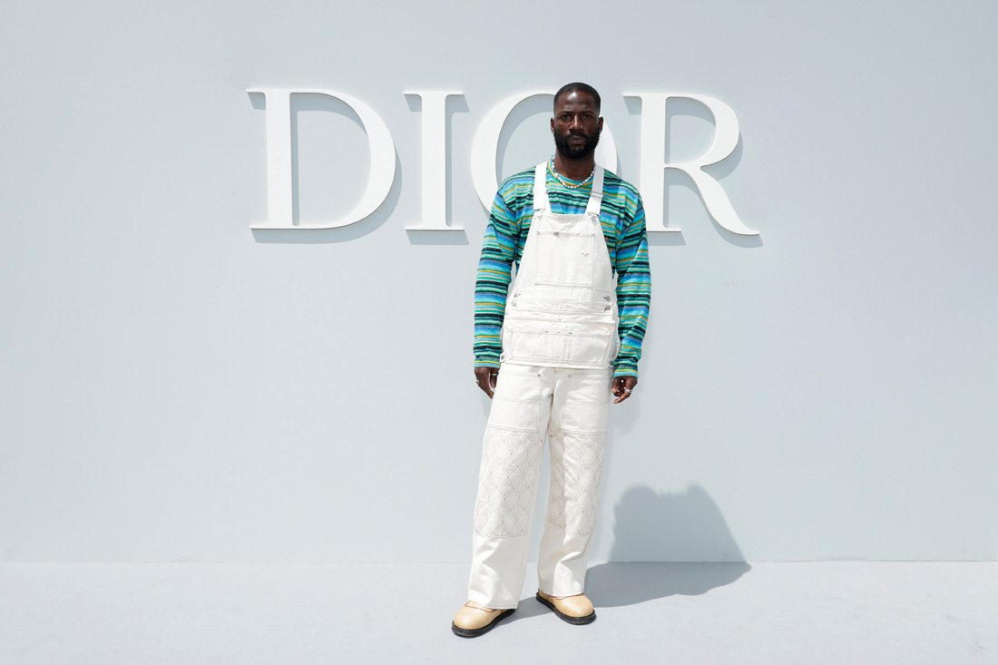 Ludovic Nkoth au défilé Dior printemps-été 2024