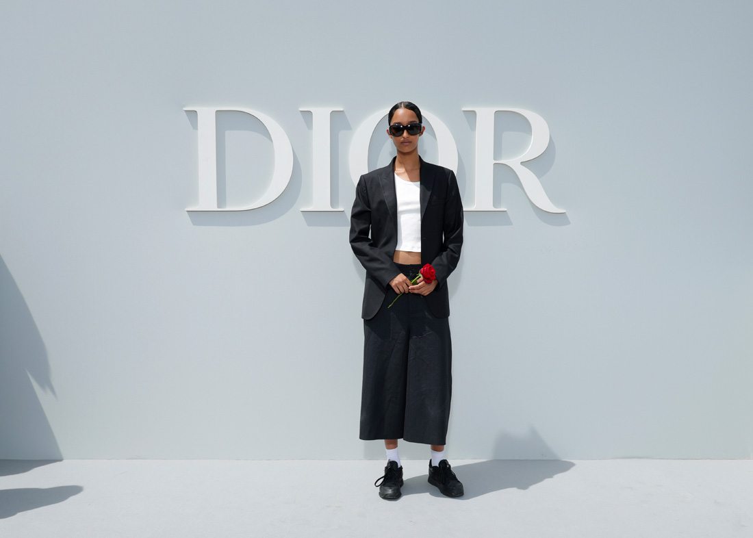 Mona Tougaard au défilé Dior printemps-été 2024