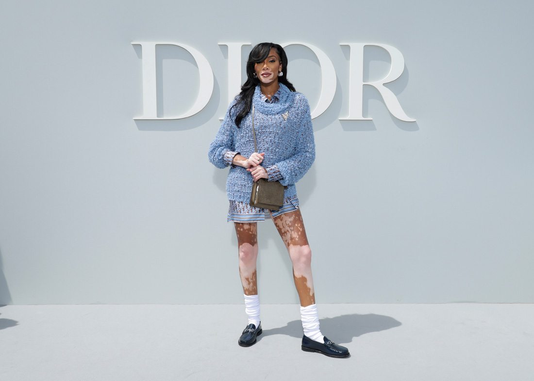 Winnie Harlow au défilé Dior printemps-été 2024