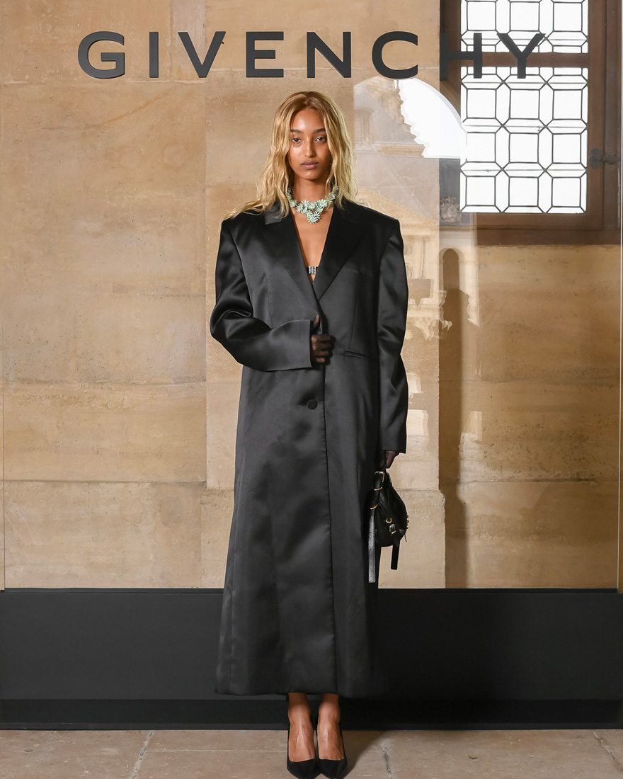 Mona Tougaard au défilé Givenchy printemps-été 2024