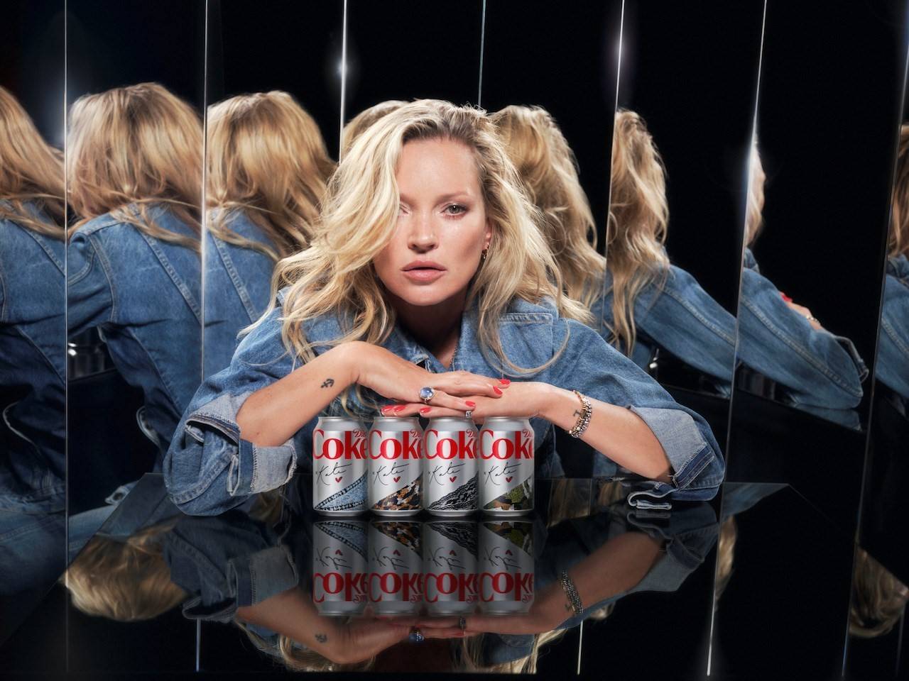 La campagne Kate Moss x Coca-Cola Light de 2022 © Diet Coke