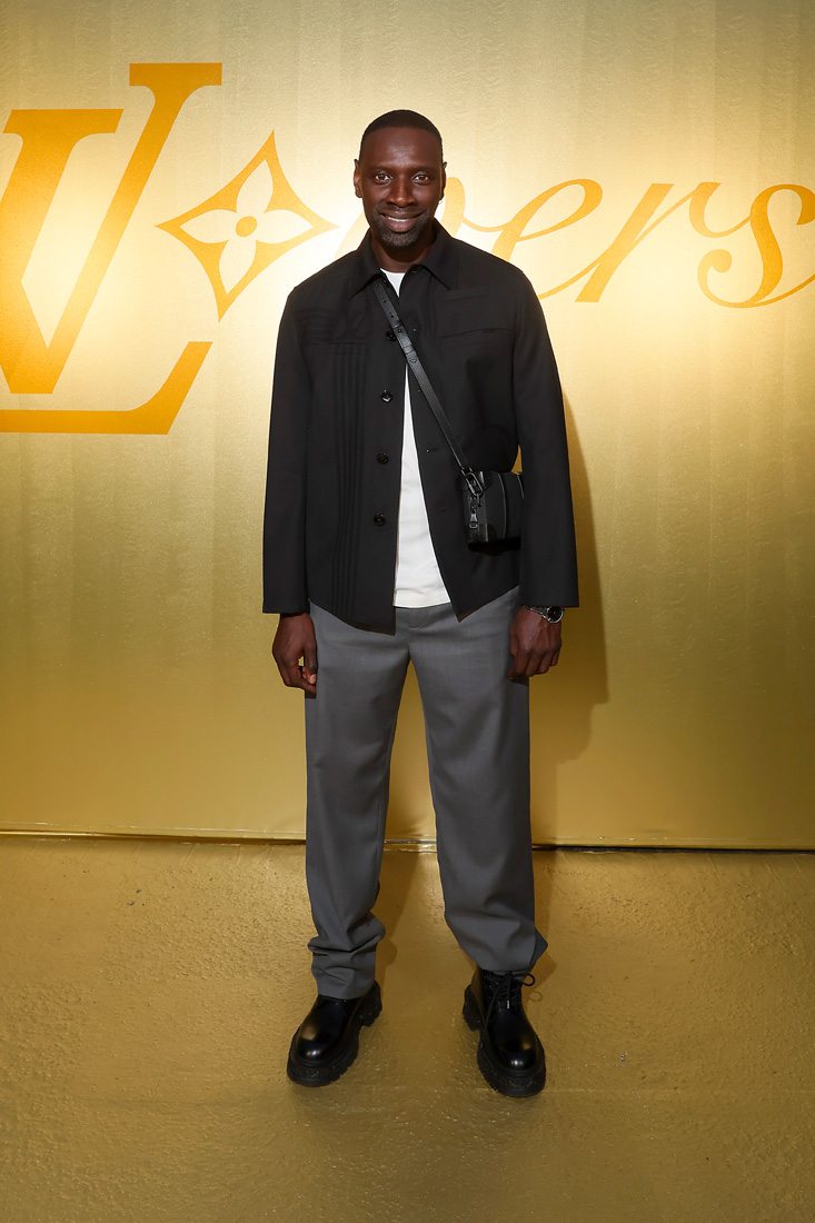 Omar Sy au premier défilé de Pharrell Williams pour Louis Vuitton 