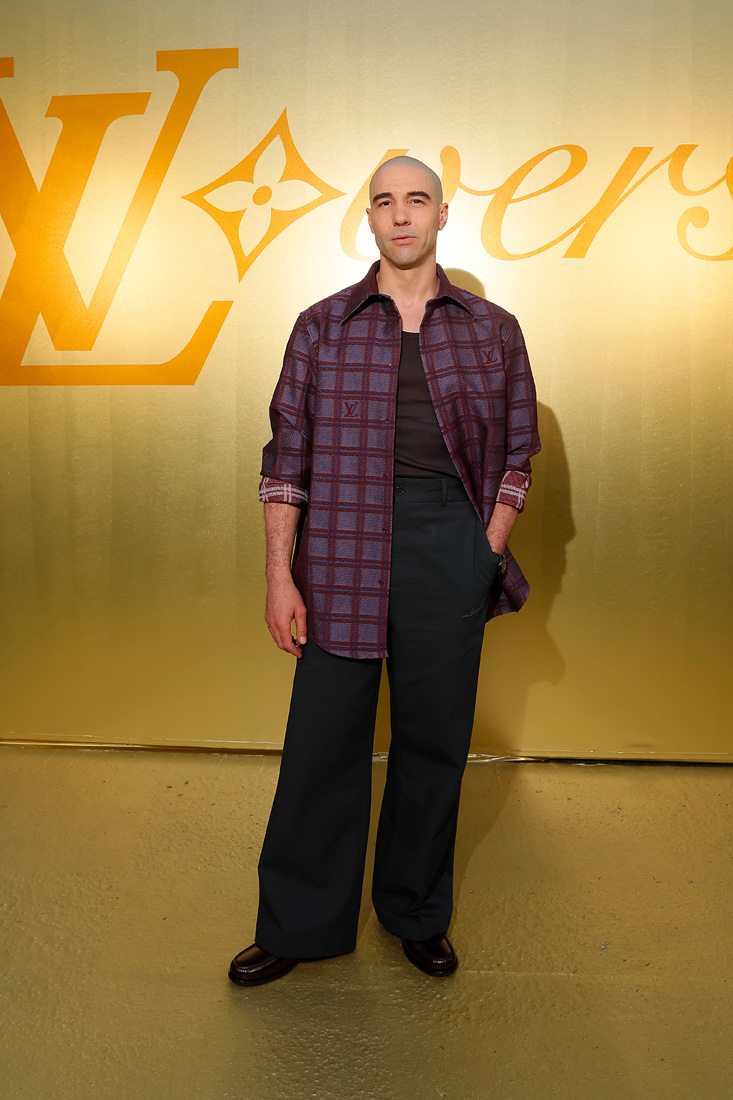 Tahar Rahim au premier défilé de Pharrell Williams pour Louis Vuitton 