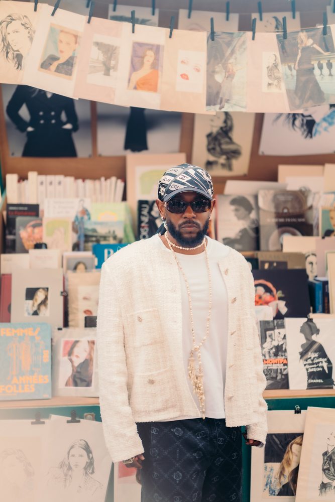 Kendrick Lamar au défilé Chanel haute couture automne-hiver 2023-2024