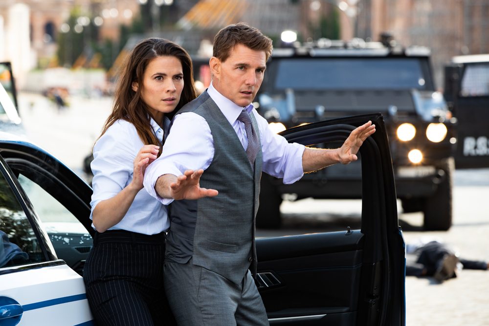 Tom Cruise et Hayley Atwell dans Mission: Impossible Dead Reckoning Partie 1 © 2023 Paramount Pictures. 