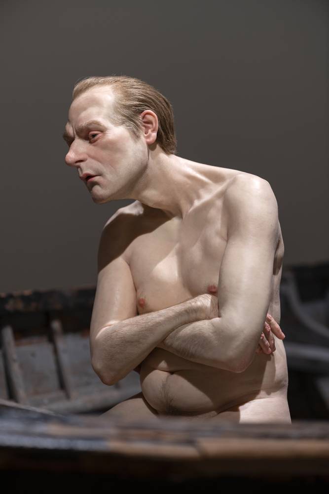 Ron Mueck, “Man in a Boat” (2002).
