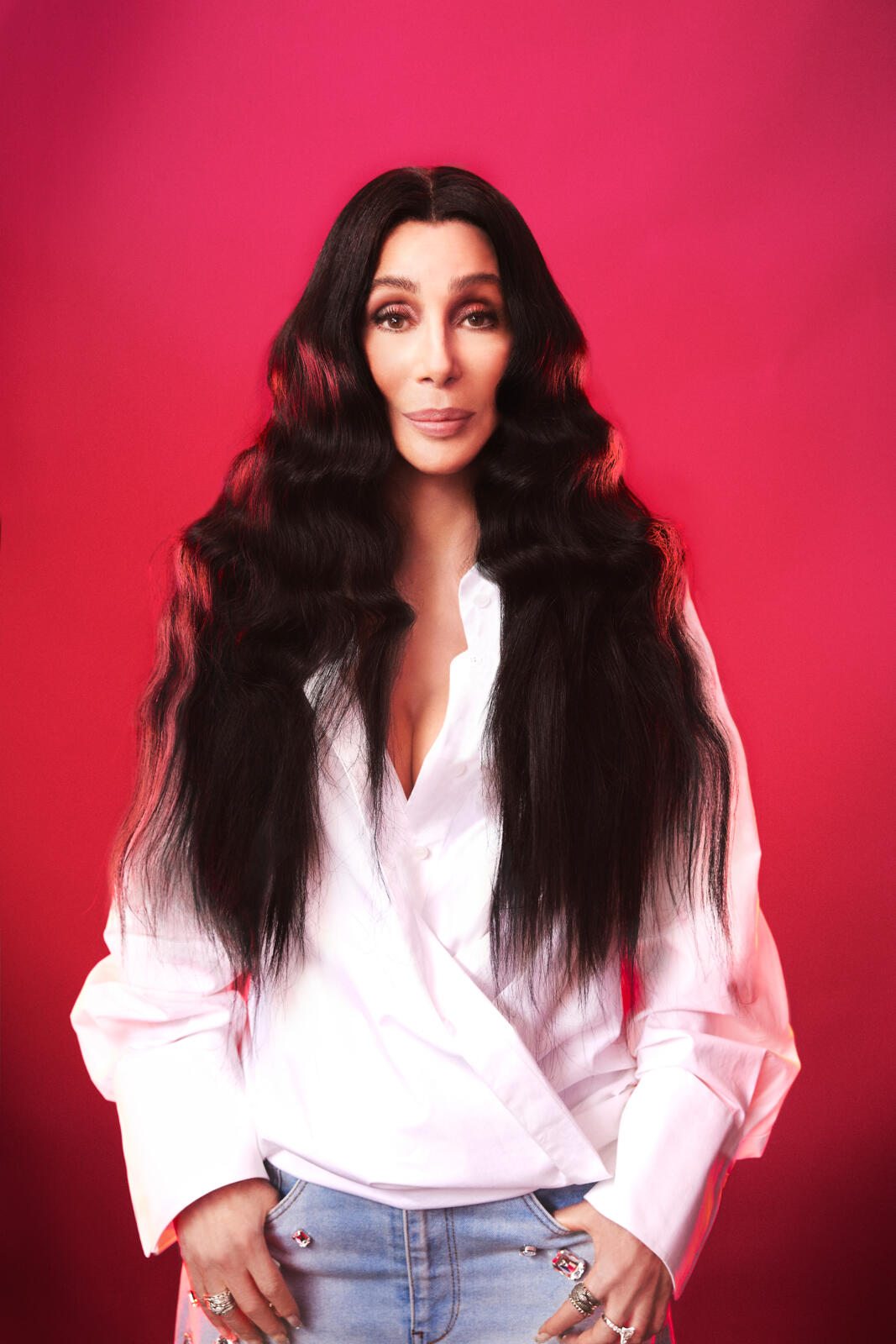 Cher pour son album Christmas en 2023 © WMG France/WEA Music