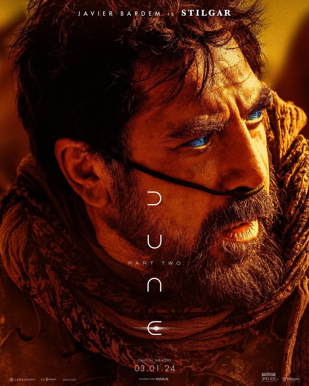 L'affiche de Dune, deuxième partie (2024) © Warner Bros. Entertainment Inc. 