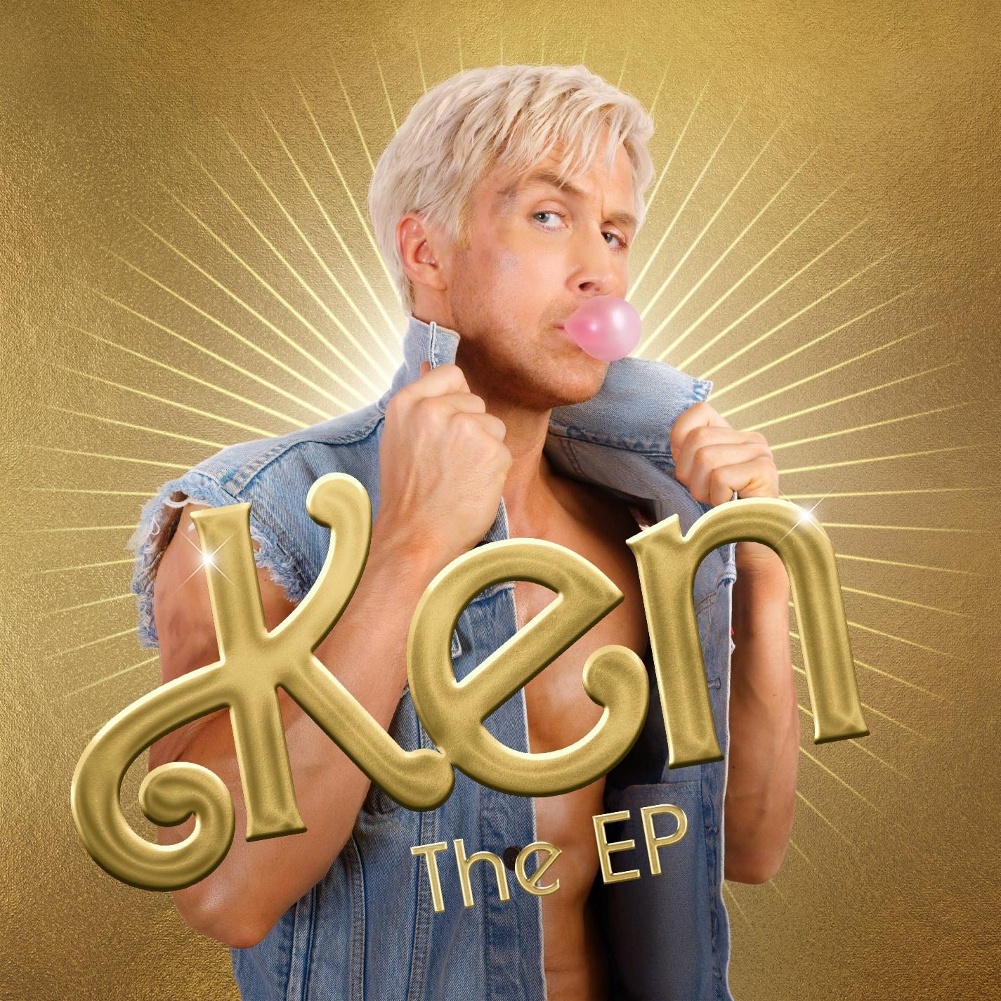 La pochette de Ken The EP (2023) de Ryan Gosling & Mark Ronson.