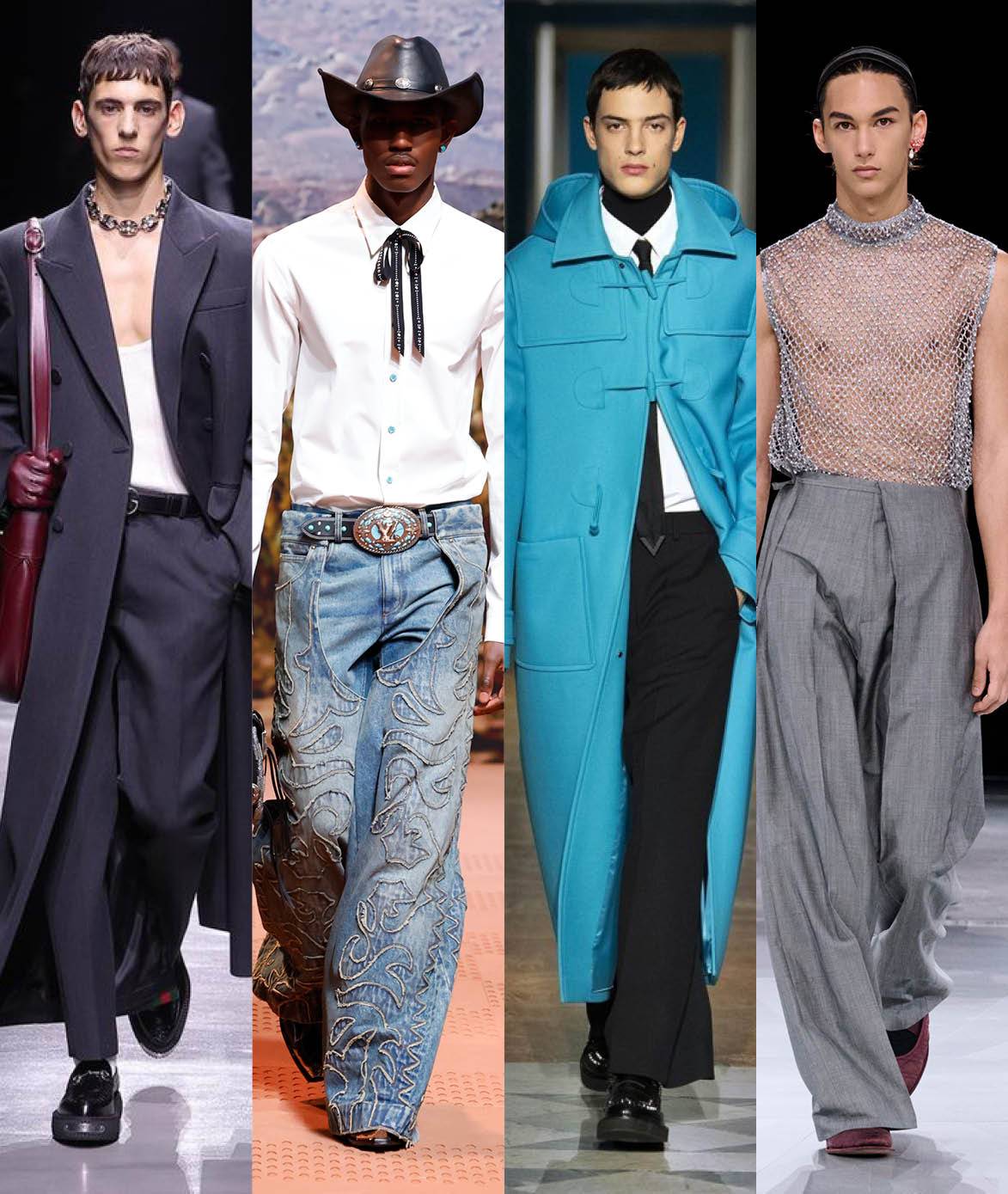 8 tendances repérées à la Fashion Week homme automne-hiver 2024-2025