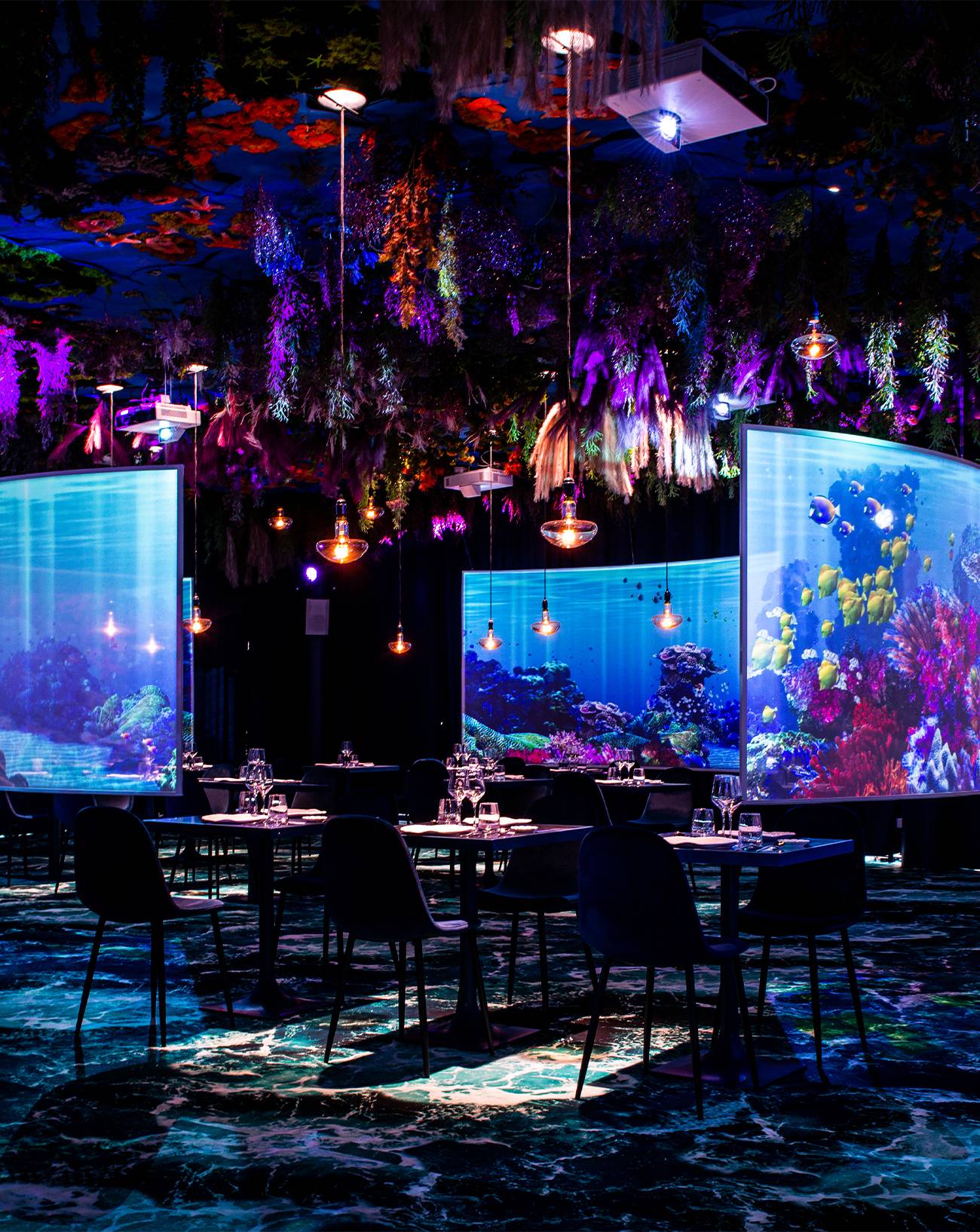 3 restaurants immersifs pour diner dans l'océan, la jungle ou l'espace à Paris
