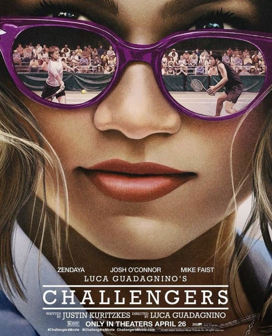 L'affiche de Challengers (2024) avec Zendaya.