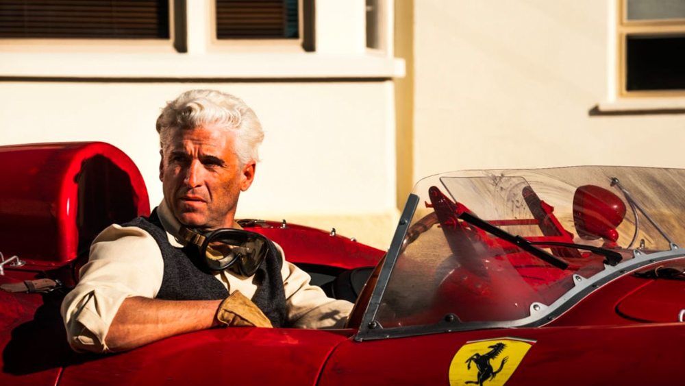 Patrick Dempsey dans le film Ferrari (2024) © STX Entertainment.