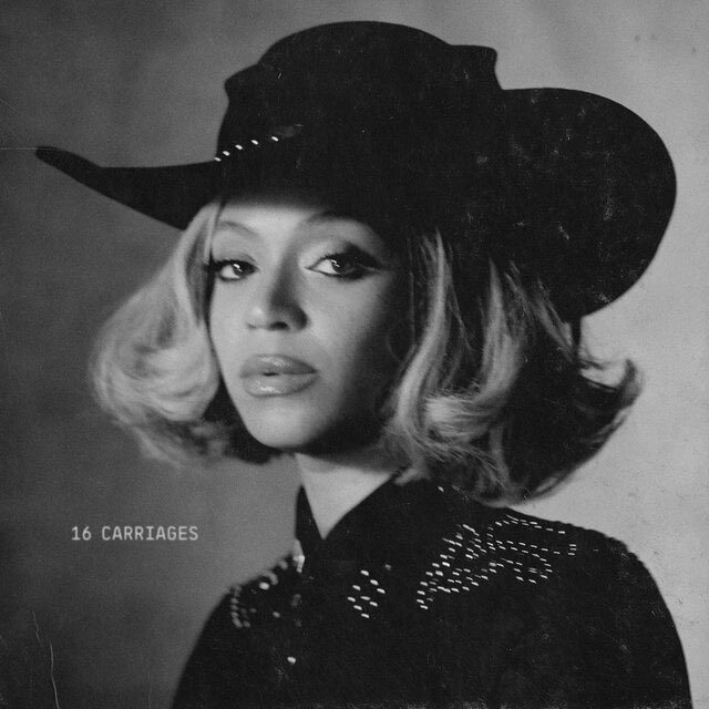 La pochette du single 16 Carriages de Beyoncé.