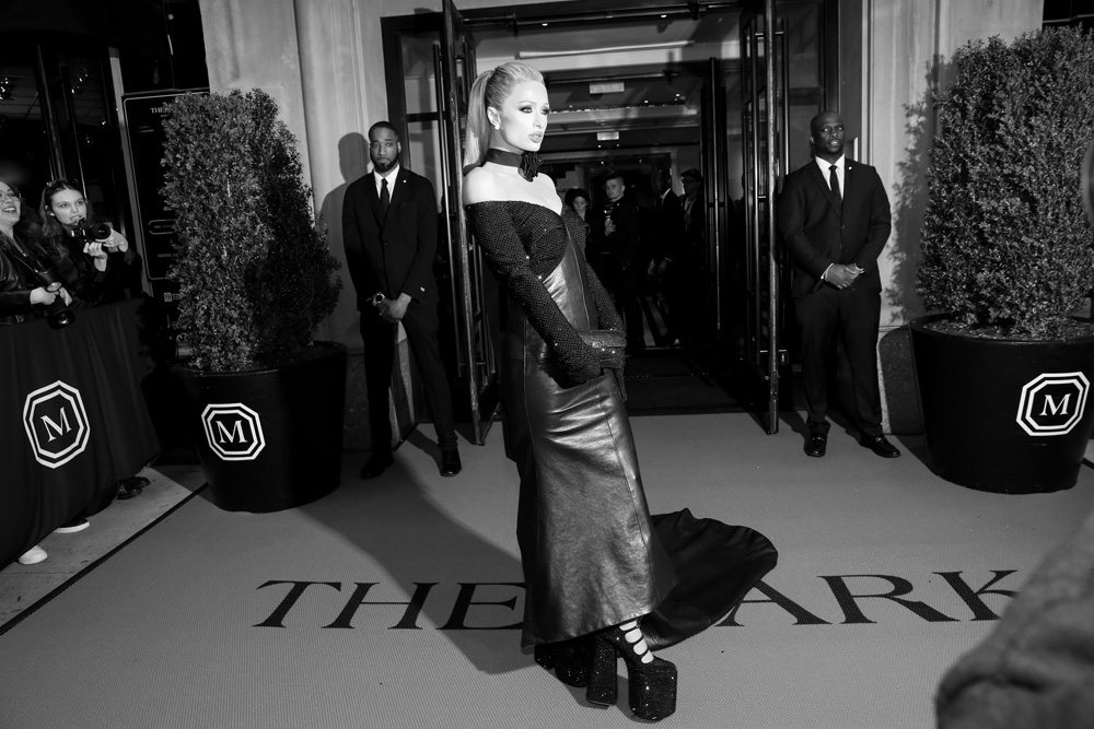 Paris Hilton au Mark Hotel à New York.
