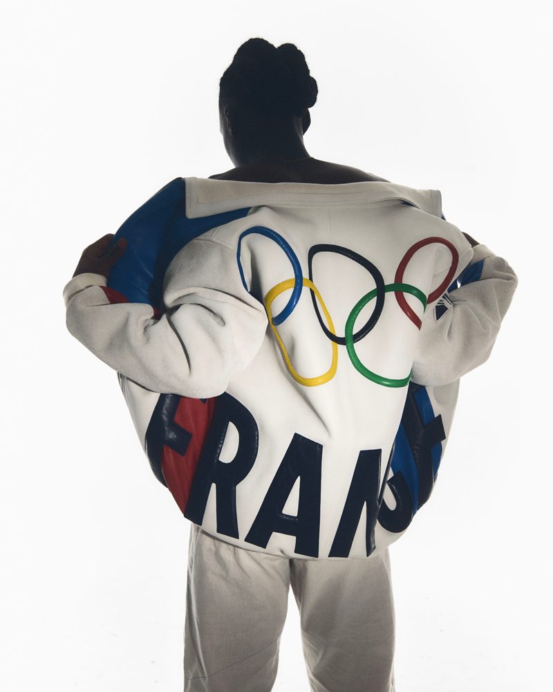 La collection Le Coq Sportif imaginée par Stéphane Ashpool pour les Jeux Olympiques 2024 © Pauline Scotto di Cesare.