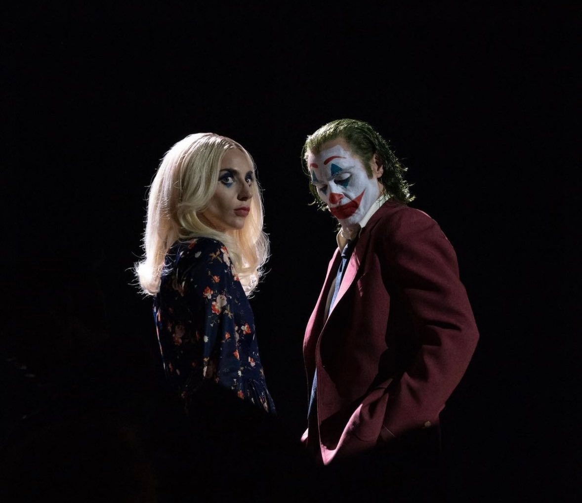  Joaquin Phoenix et Lady Gaga dans Joker : Folie à Deux (2024) de Todd Phillips © Compte Instagram de Todd Phillips. 