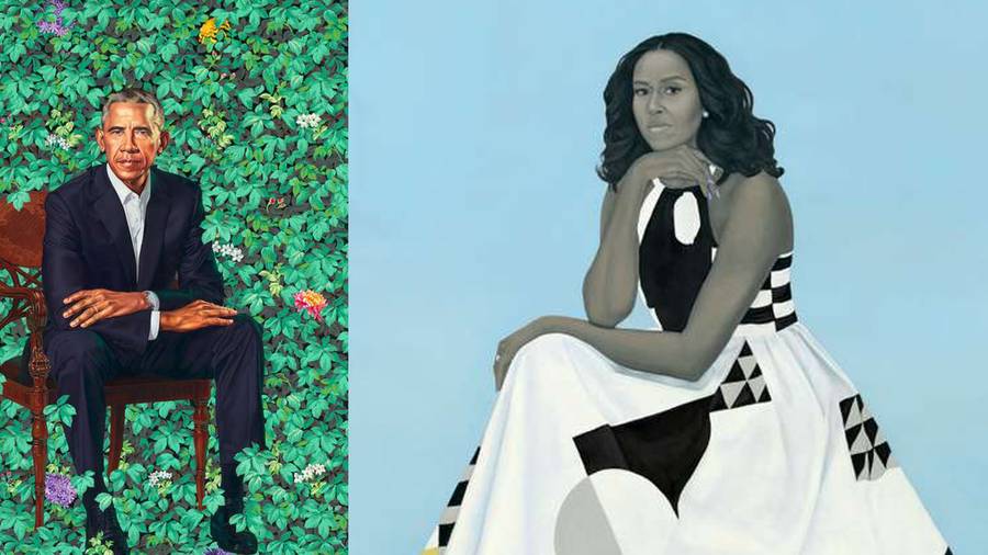 Who are Kehinde Wiley and Amy Sherald, portraitists of the Obamas?