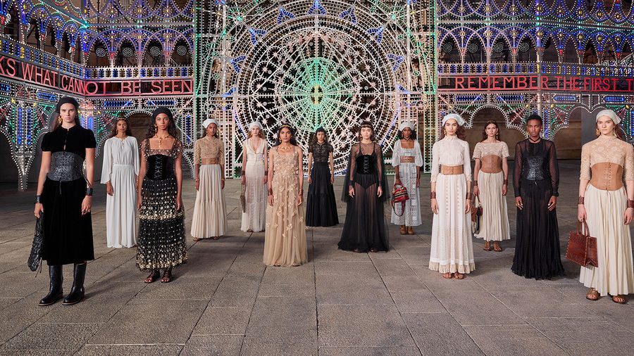 Le défilé Dior croisière 2021 en Italie