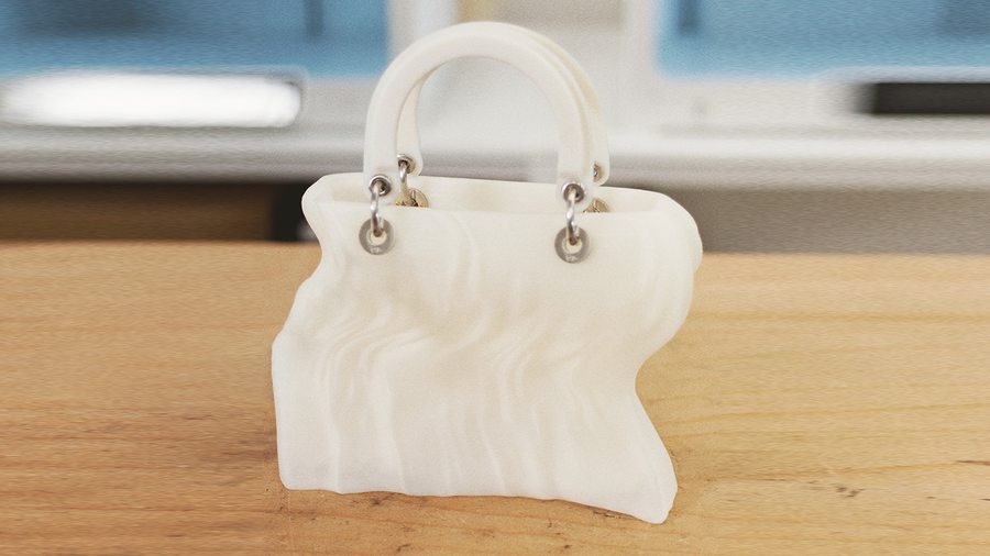 Lady Dior Art : Marguerite Humeau imprime un sac en 3D