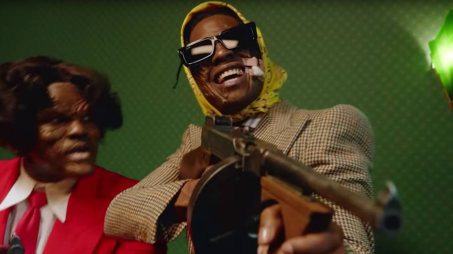 A$AP Rocky braque une banque dans son clip “Babushka Boi”