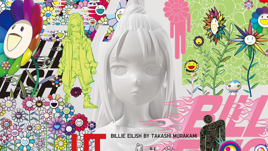 Takashi Murakami invite Billie Eilish sur des tee-shirts pour Uniqlo
