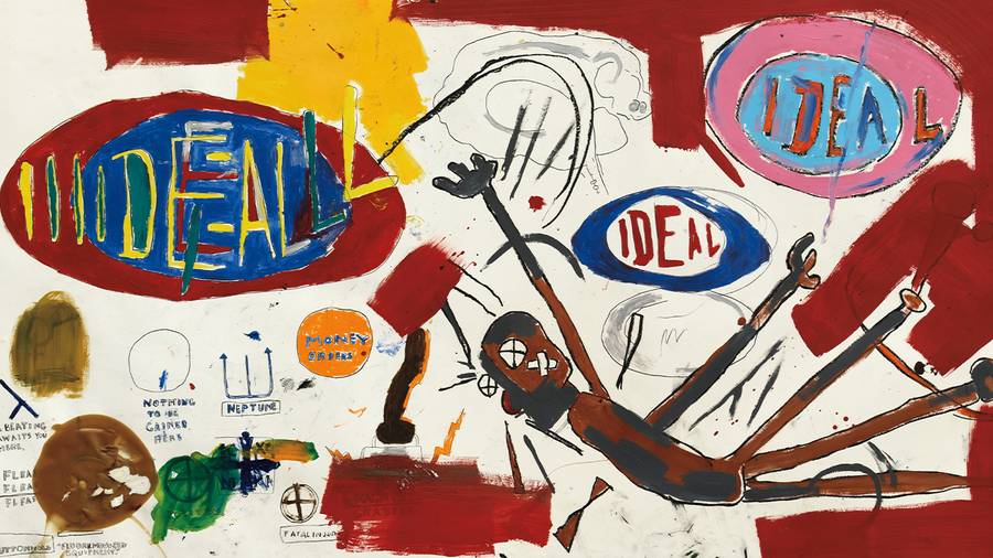 A rare drawing by Jean-Michel Basquiat is estimated at 10 million dollars