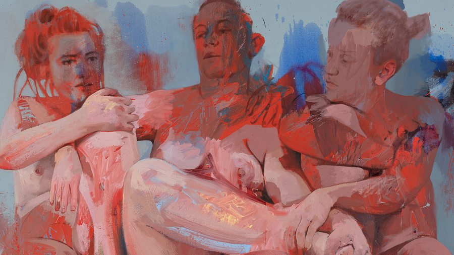 Mega-gallery owner Larry Gagosian as seen by British painter Jenny Saville