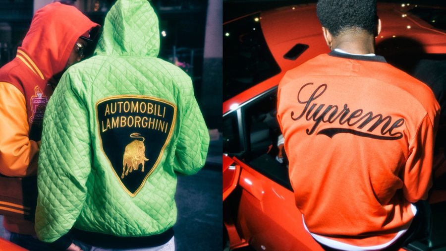 Les blasons Lamborghini s'invitent sur une collection Supreme