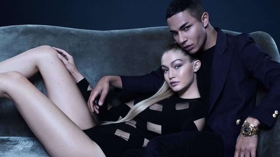 Exclusive interview of Olivier Rousteing, photographed by Jean-Baptiste Mondino with Gigi Hadid