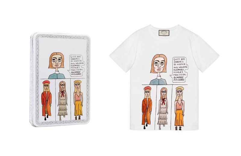 Who is Angelica Hicks, the illustrator working with Gucci?
