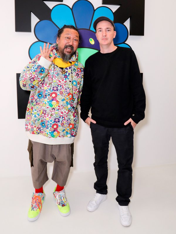 Qui était au vernissage de l'exposition Takashi Murakami et Virgil Abloh à la galerie Gagosian à Paris?