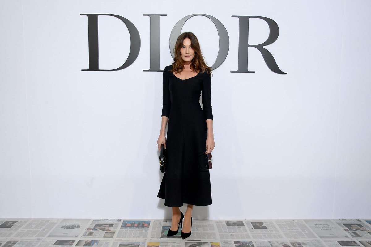 Carla Bruni et Demi Moore au défilé Dior automne-hiver 2020-2021