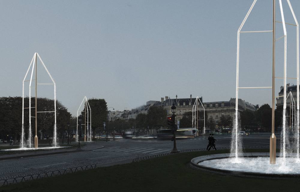 Quand les frères Bouroullec font renaître les fontaines des Champs-Élysées