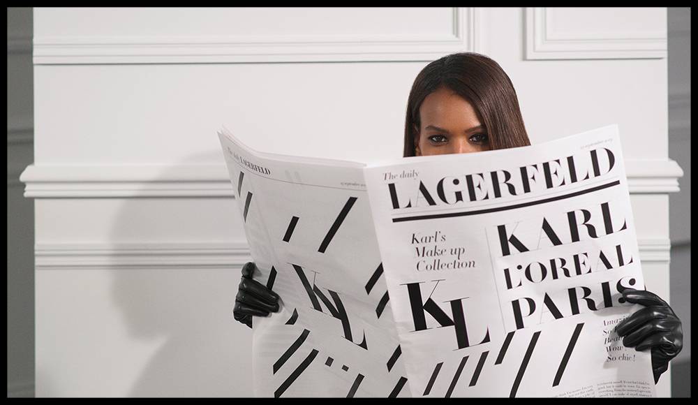 Karl Lagerfeld x L'Oreal Paris, une collab annoncée