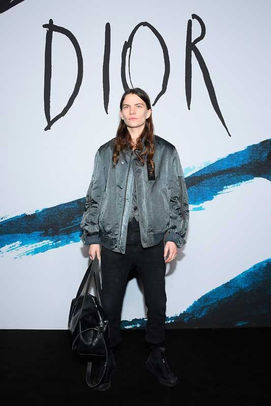 Quelles personnalités étaient présentes au défilé Dior automne-hiver 2019-2020 men's collection?