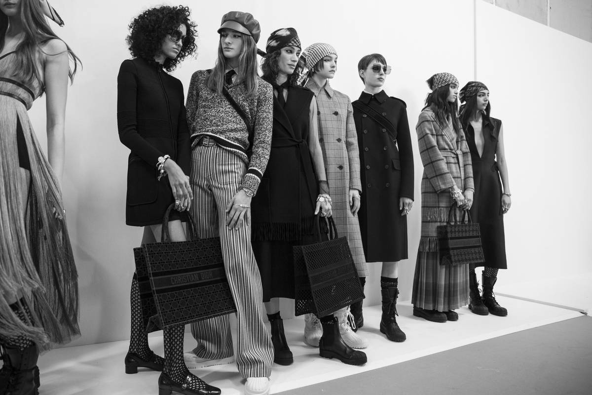 Backstage : le défilé Dior automne-hiver 2020-2021 par Mehdi Mendas