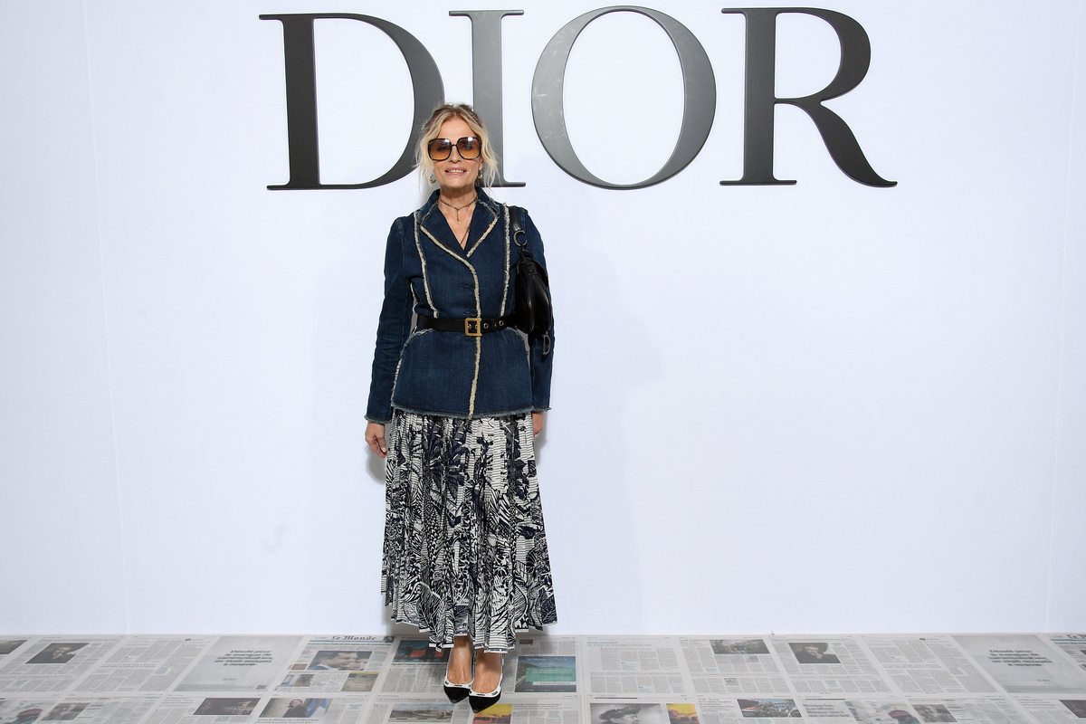 Carla Bruni et Demi Moore au défilé Dior automne-hiver 2020-2021