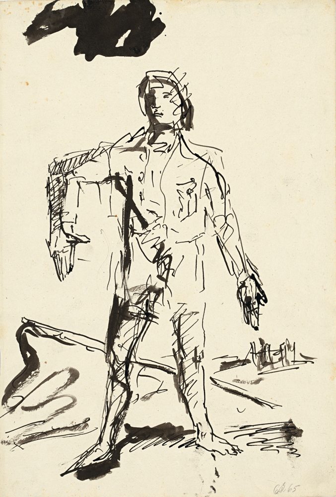 En image : Georg Baselitz, une star de la peinture à Venise