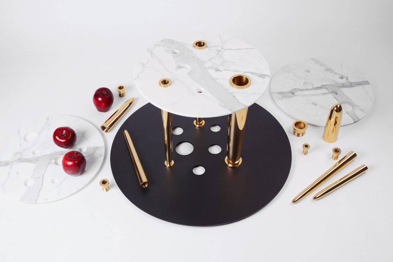L’objet du jour : la table basse “Glory Holes” du designer Richard Yasmine