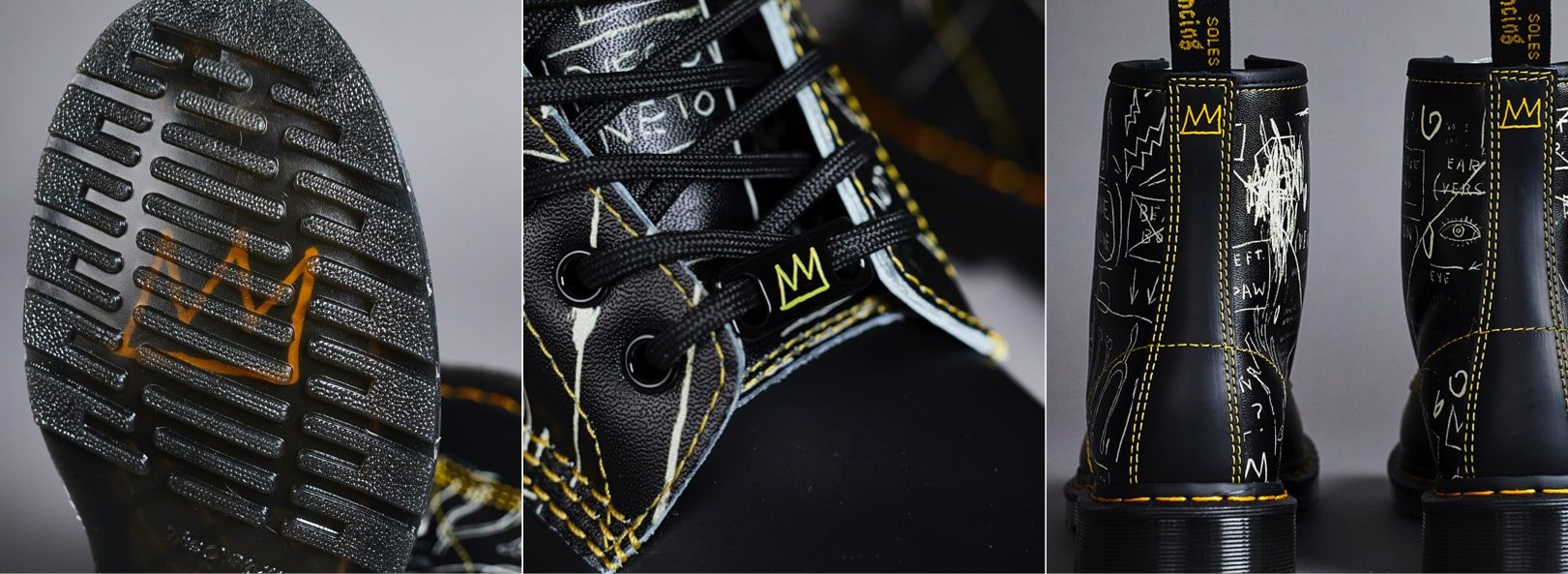 Dr. Martens invite les œuvres de Basquiat sur une nouvelle collection de chaussures