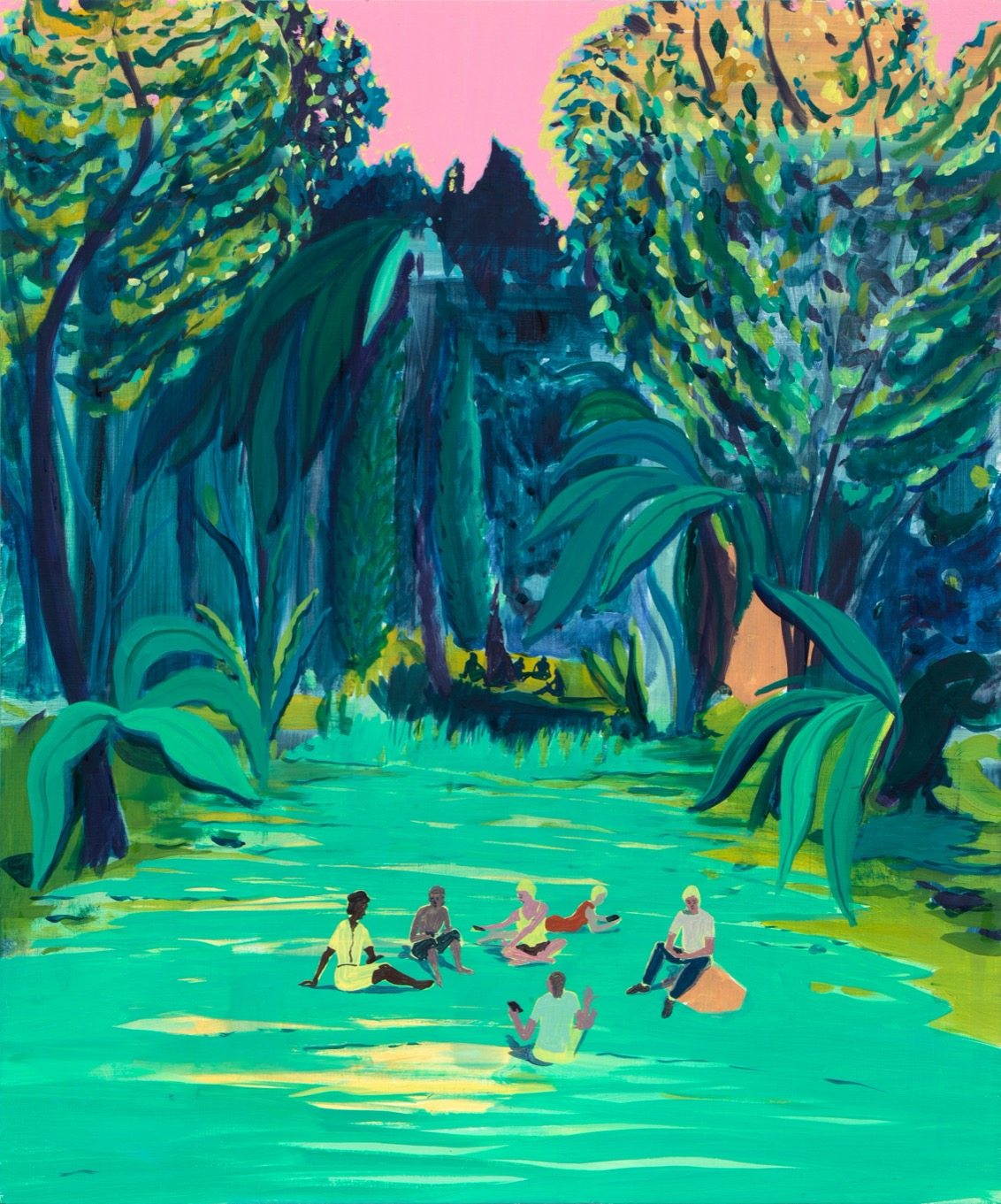 Jules de Balincourt invite dans sa jungle colorée à la galerie Ropac