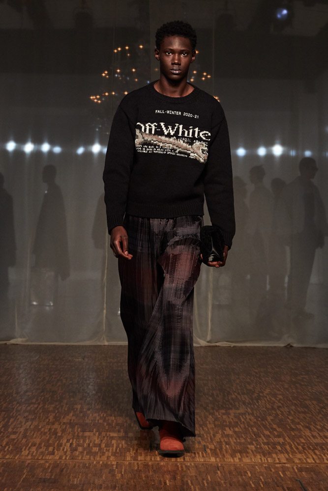 Off-White fall-winter 2020-2021 fashion show by Virgil Abloh